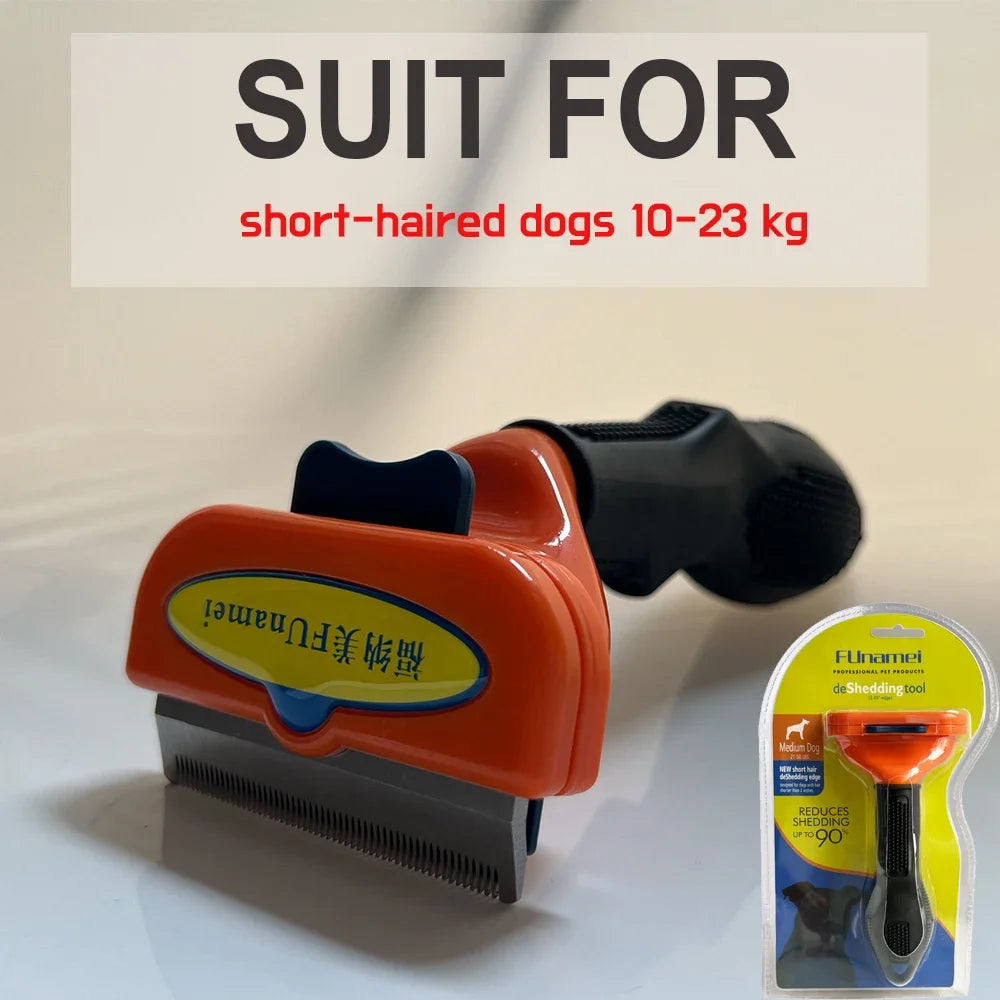 Funamei Pet Deshedding Brush For Dogs And Cats