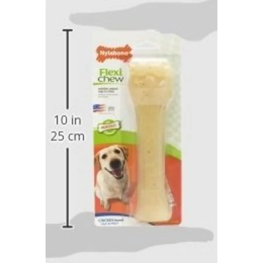 Yao Hui Huang FlexiChew Chicken Flavored Bone Dog Toys 3-Pack