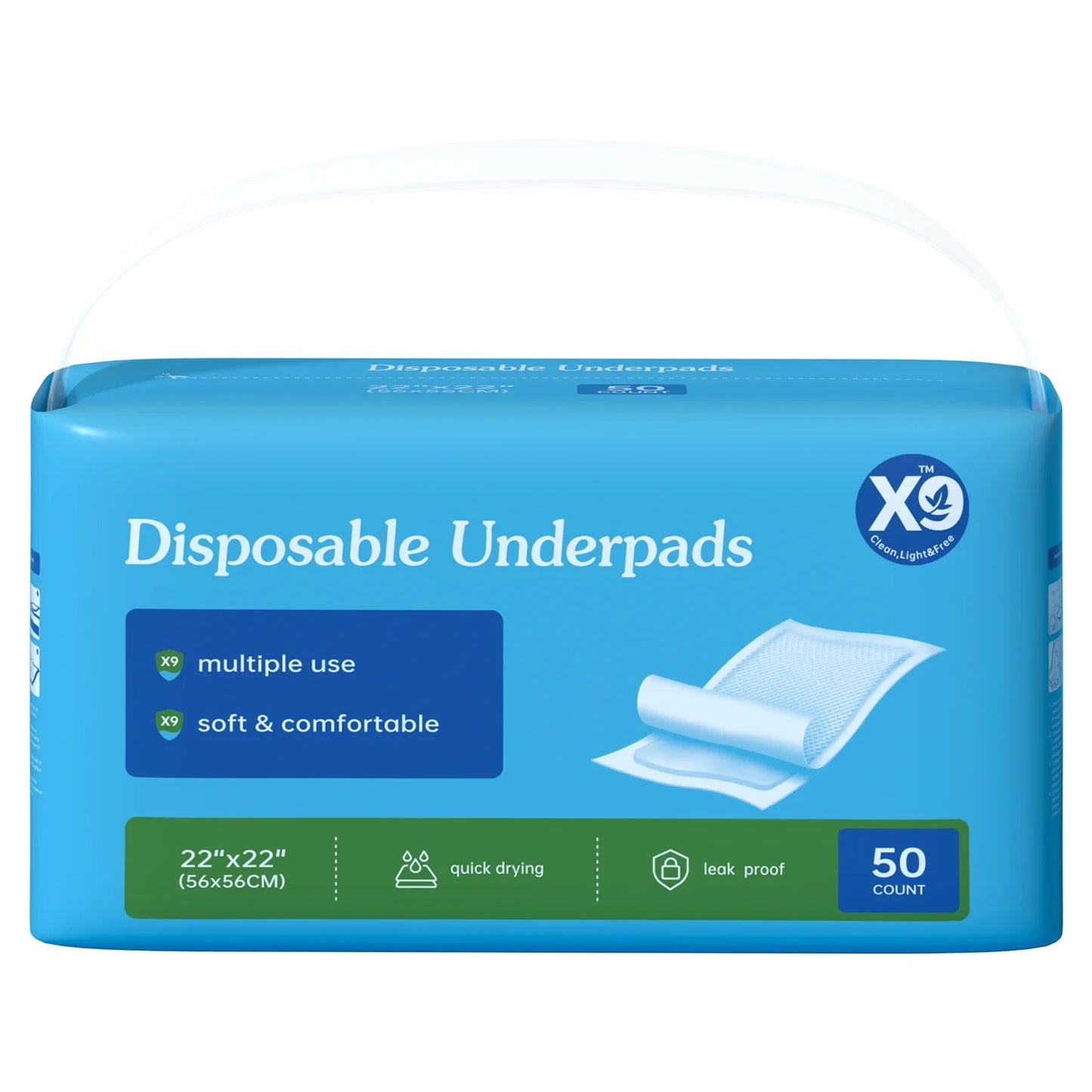 Super Absorbent Leakproof Disposable Underpads For Care