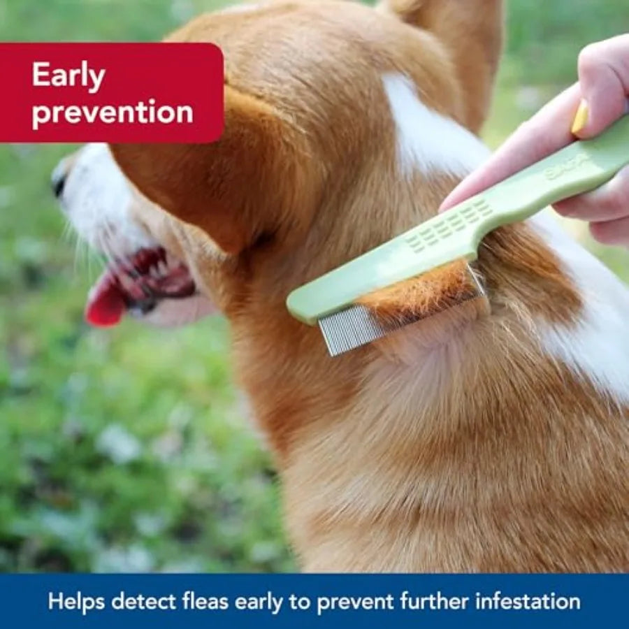 Pet Safari Double Row Comb For Flea Prevention And Detection