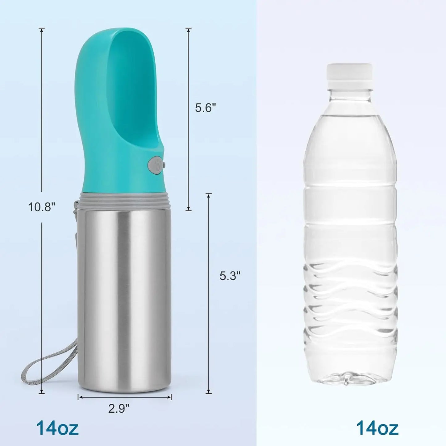 Leak Proof Portable Dog Water Bottle For Travel Dispenser