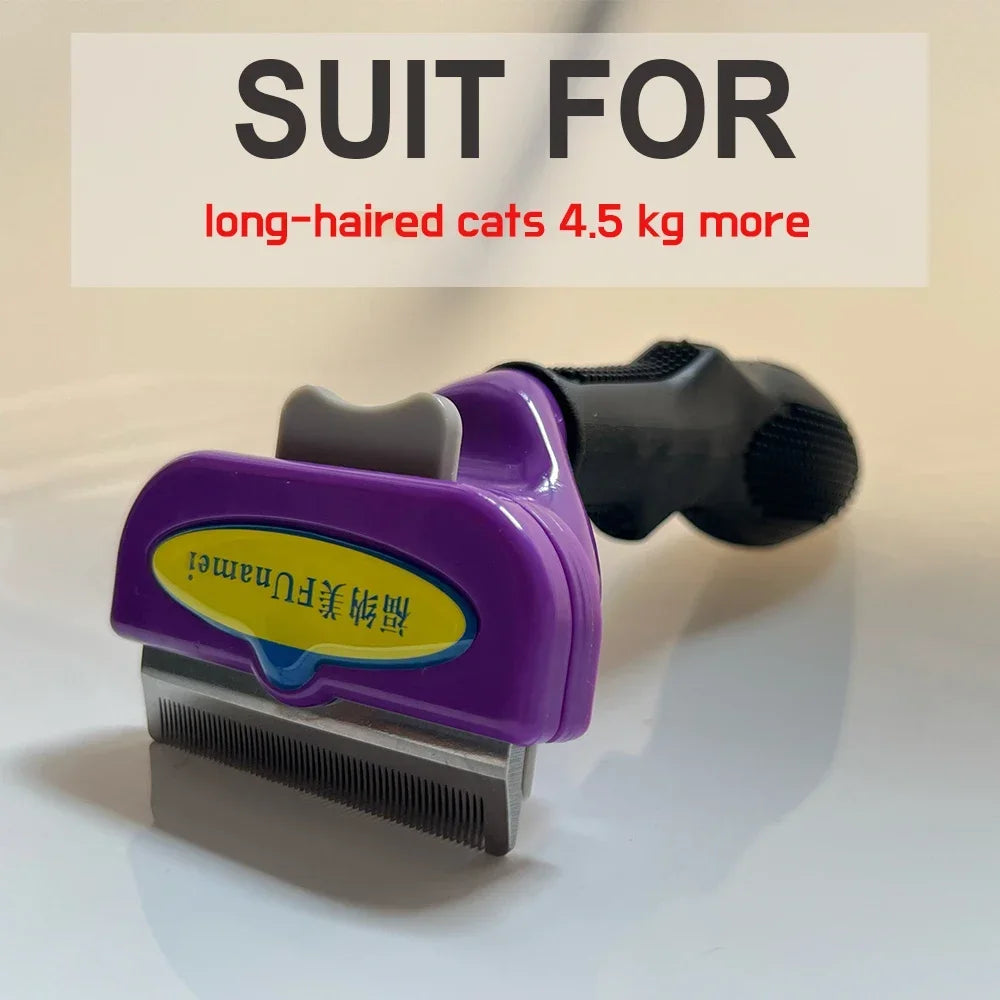 Funamei Pet Deshedding Brush For Dogs And Cats