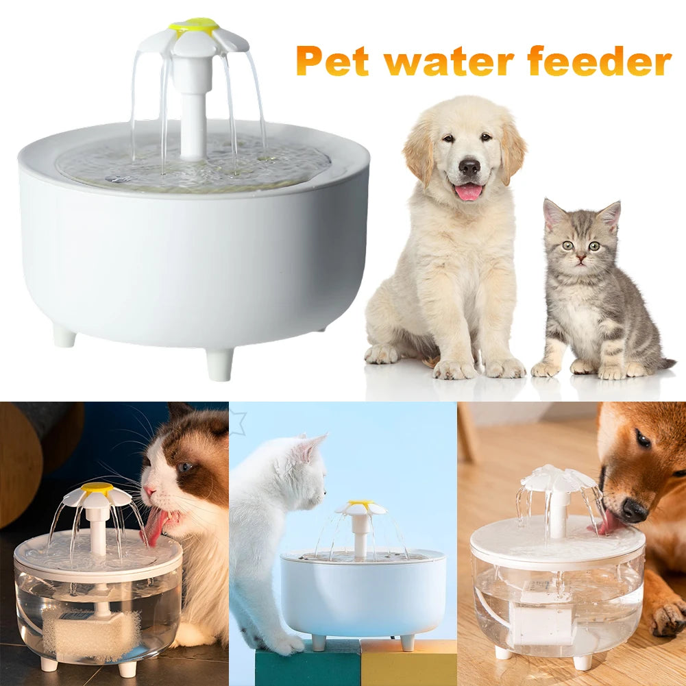 APWIKOGER Automatic Cat Water Fountain Dispenser USB Filter Mute