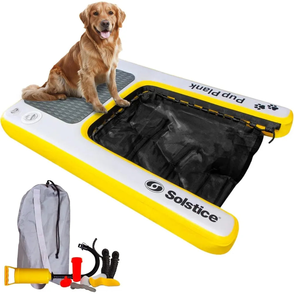 Solstice Inflatable Pup Plank Dog Water Ramp For Boats