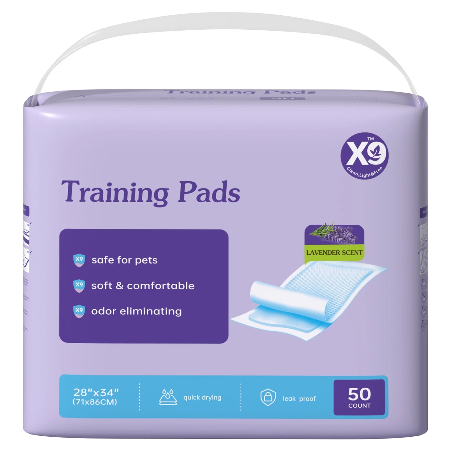 Lavender Scented Waterproof Dog Cat Potty Training Underpads