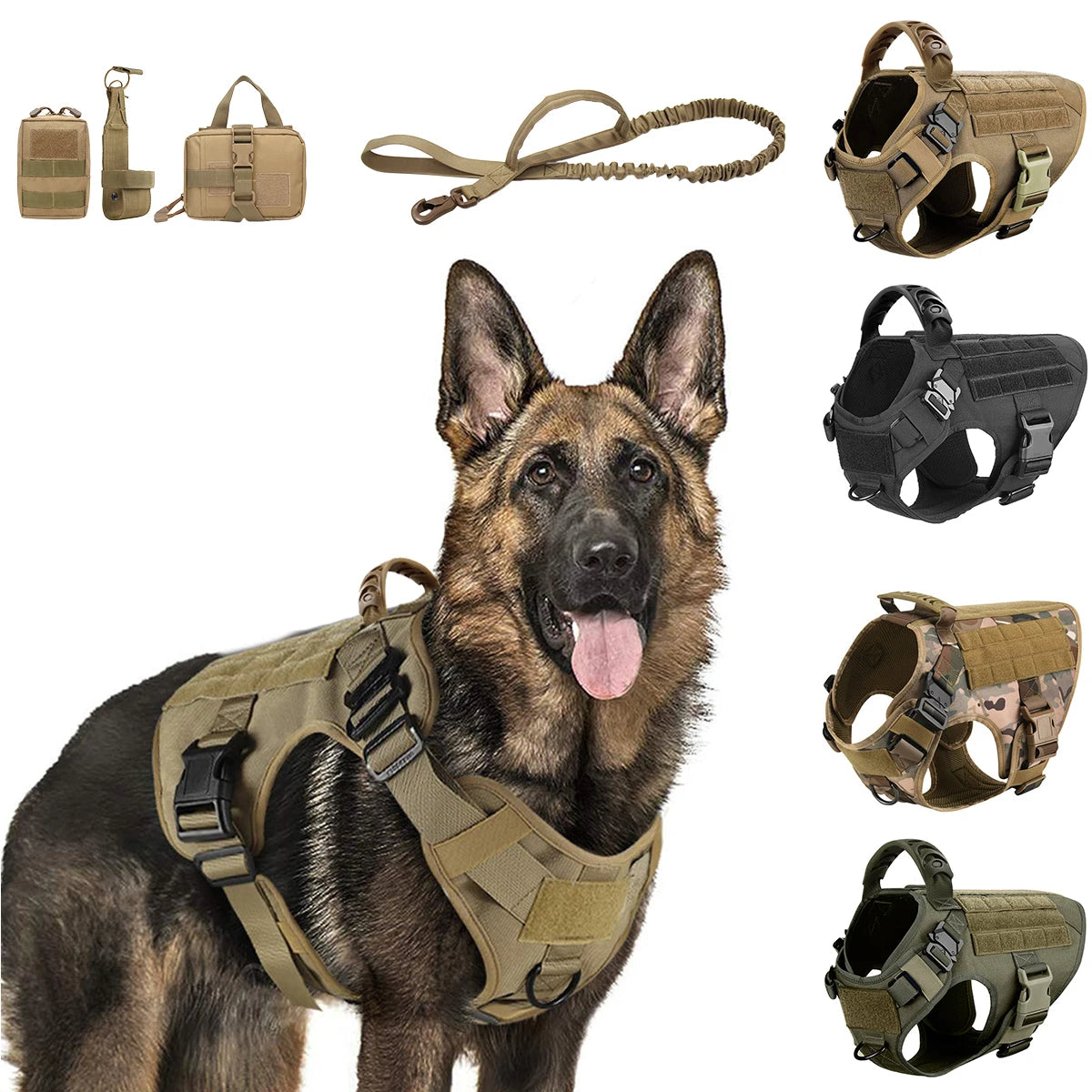 PETRAVEL CN Dog Harness And Leash Vest Set For Training