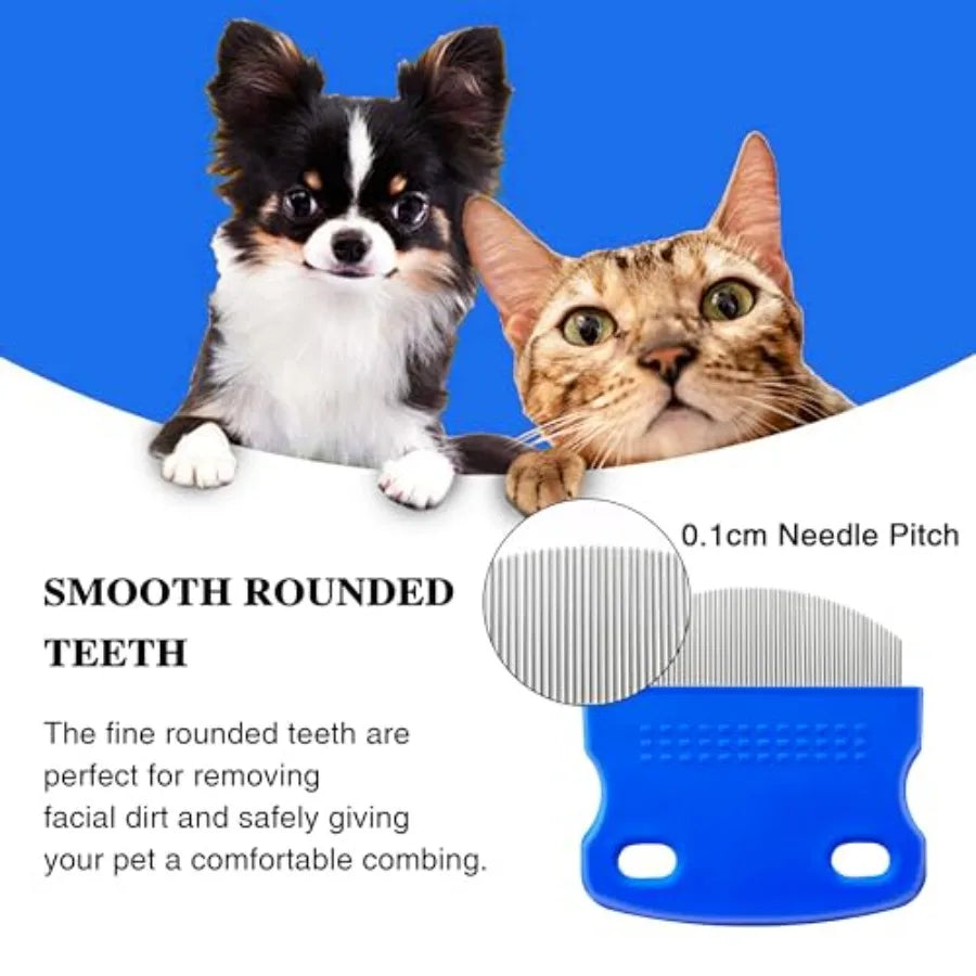 Professional Stainless Steel Pet Eye Comb For Cats And Dogs