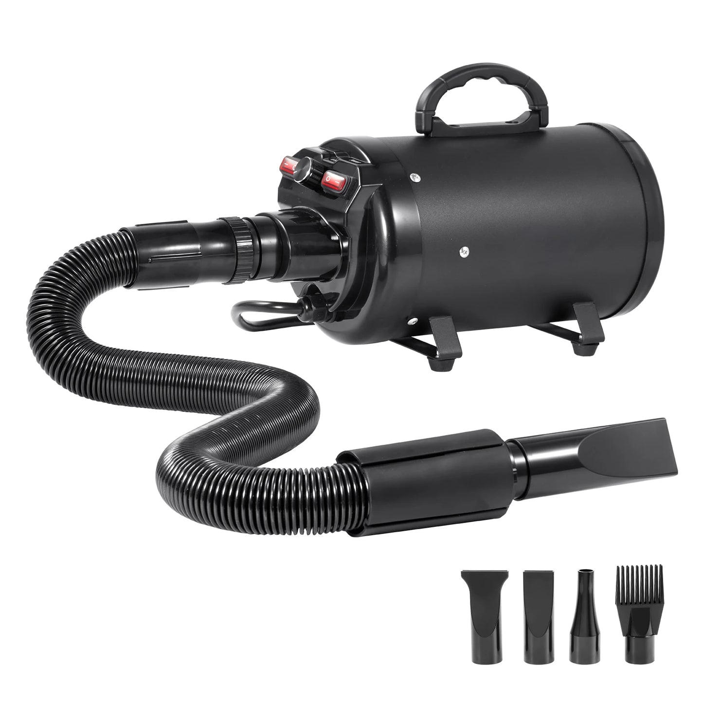 SucceBuy 2000W Dog Grooming Dryer With Adjustable Speed Extendable Hose Nozzles