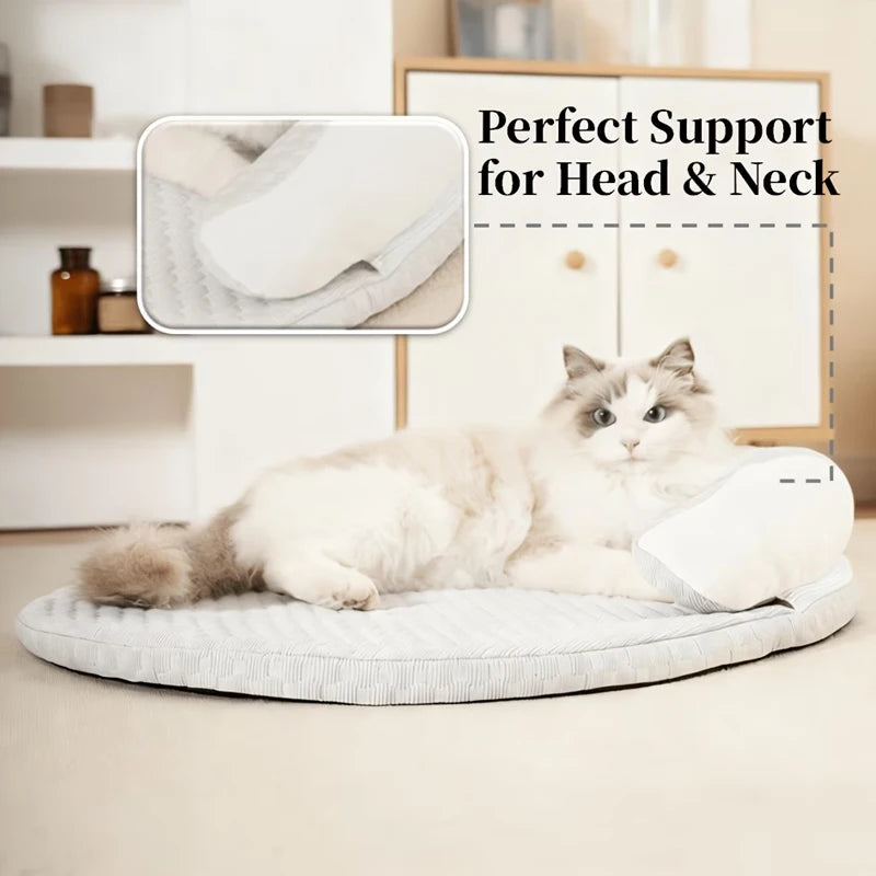 Summer Ice Silk Cooling Pet Mat for Dogs and Cats Indoors