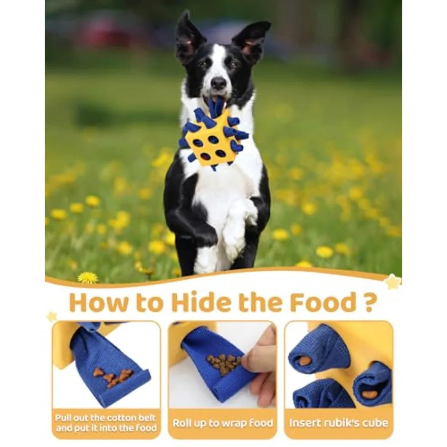 Yao Hui Huang Interactive Puzzle Dog Toy Snuffle Cube Foraging