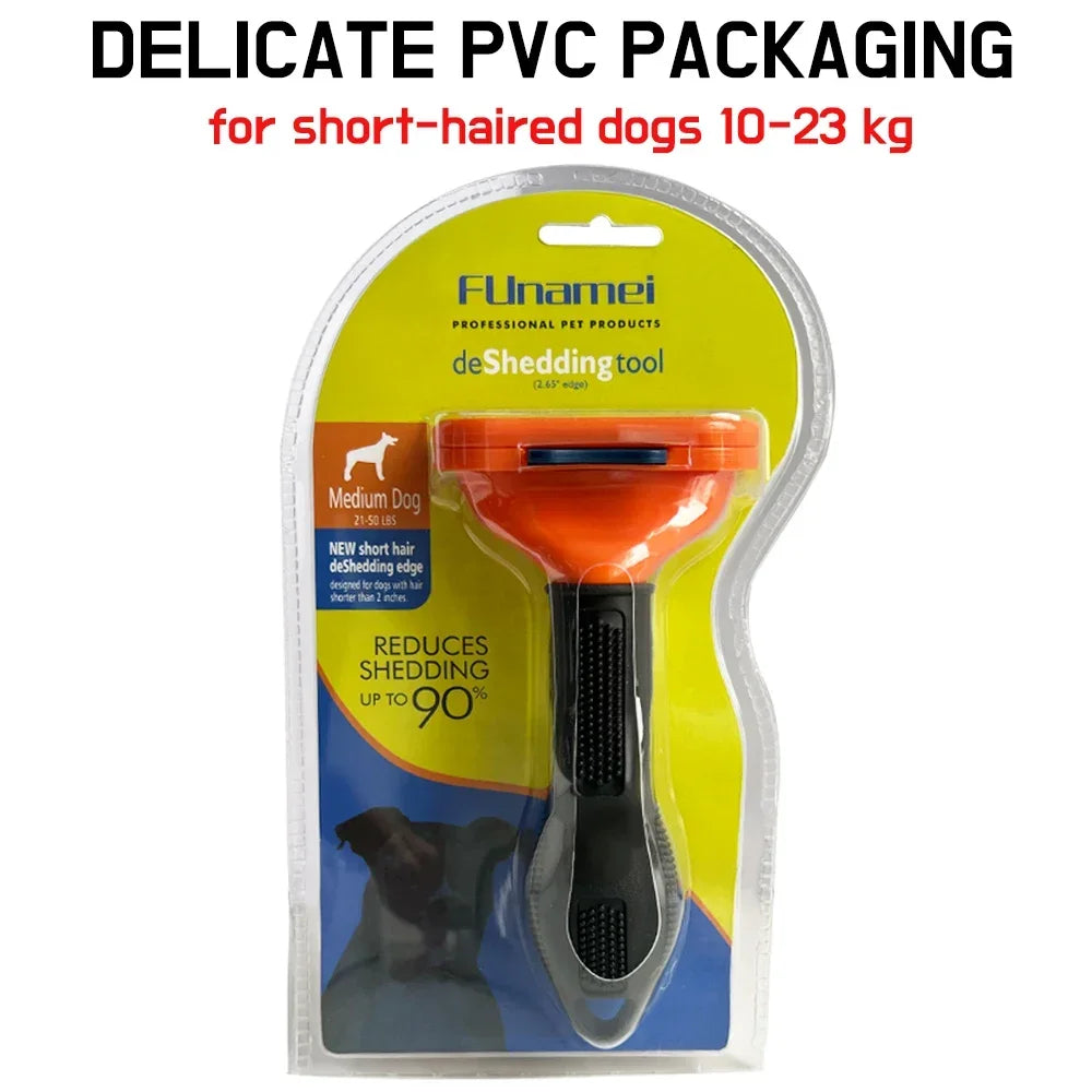 Funamei Pet Deshedding Brush For Dogs And Cats
