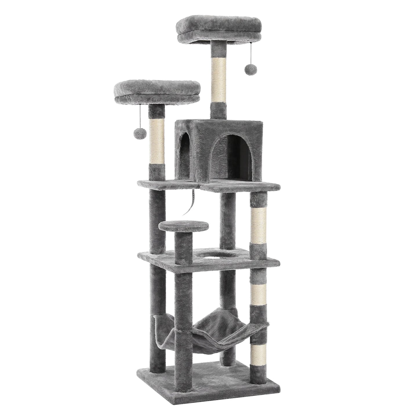 Pawz Road Large Multi Level Plush Cat Tree Tower