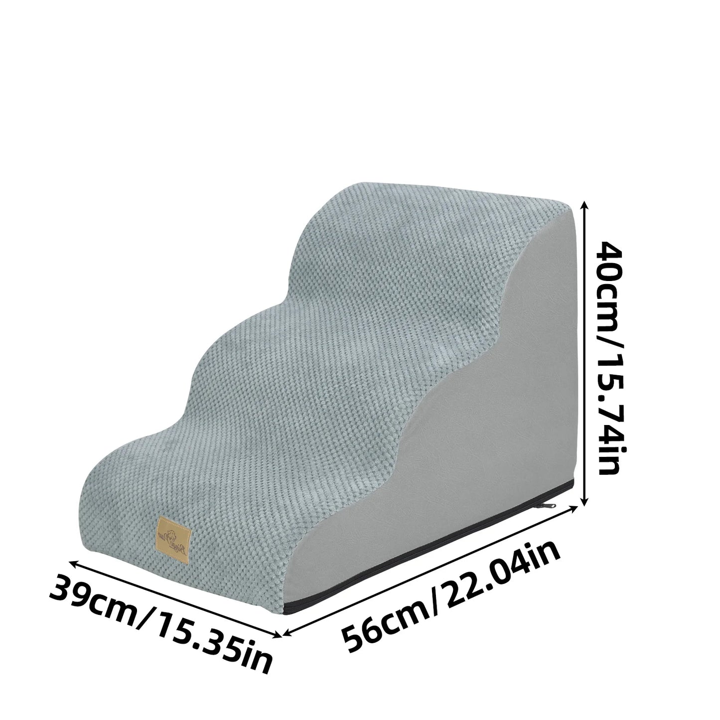 Bingopaw Extra Wide Dog Stairs Ramp Bed Couch