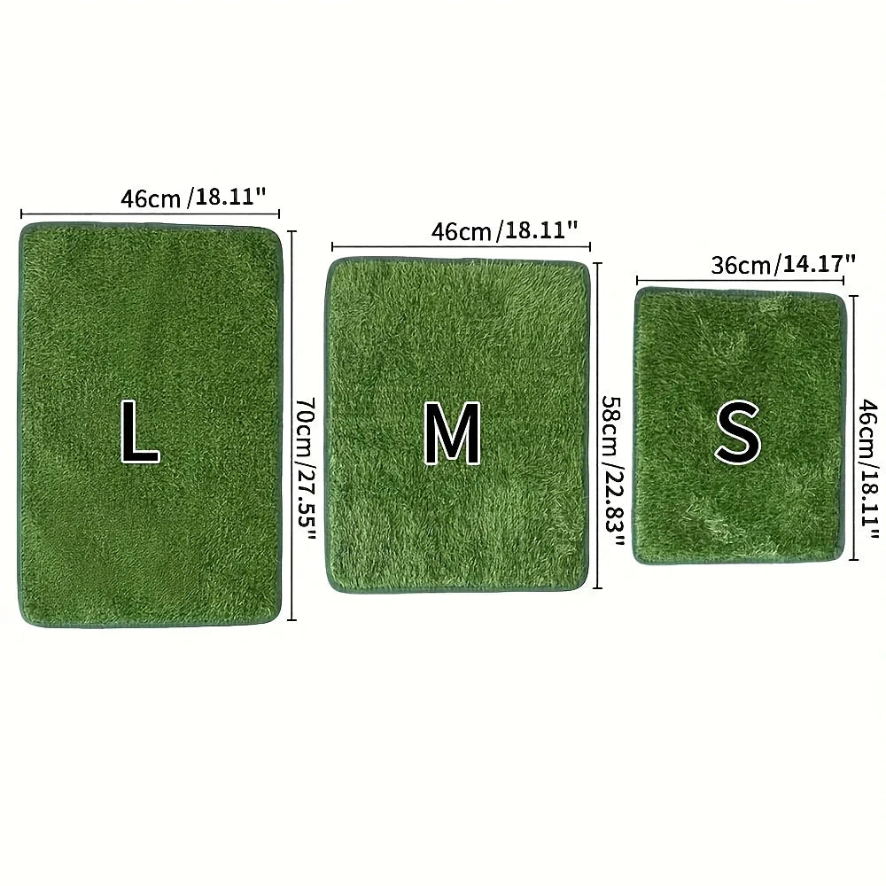 Ultimate Washable Dog Grass Mat With Non Slip Backing