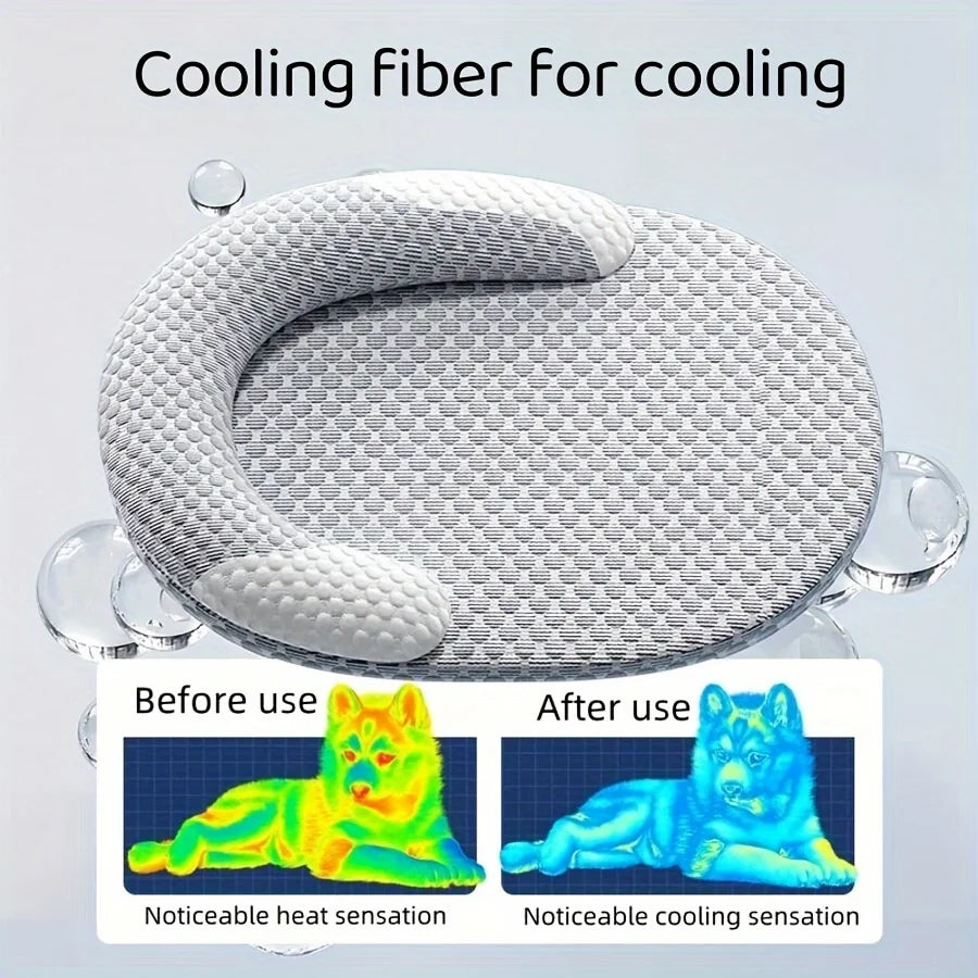 Summer Ice Silk Cooling Pet Mat for Dogs and Cats Indoors