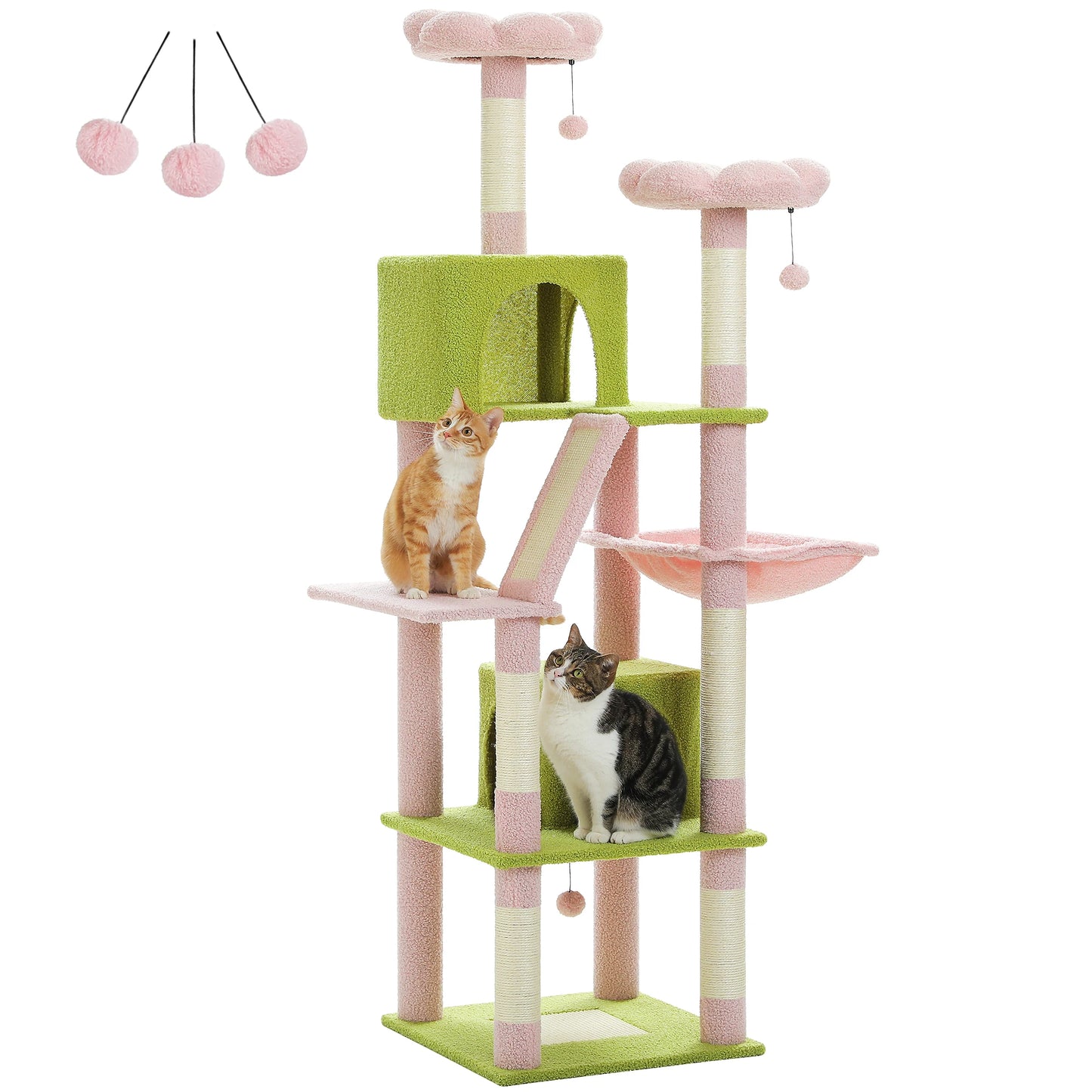 Pawz Road Large Multi Level Plush Cat Tree Tower