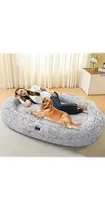 Wooden Dog Crate Furniture With Cushion Kennel Double Doors Indoor