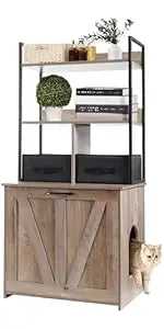 Wooden Dog Crate Furniture With Cushion Kennel Double Doors Indoor