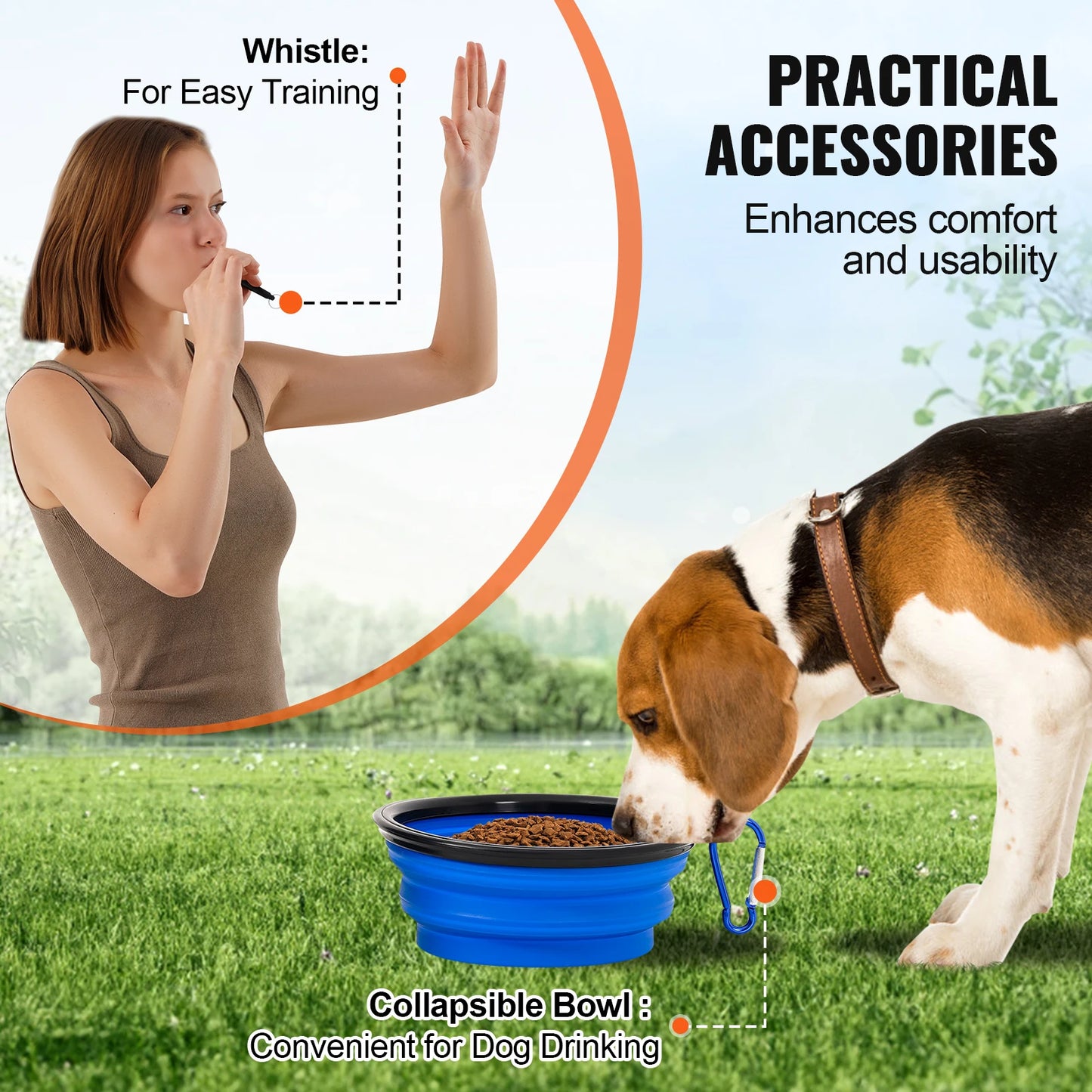 SucceBuy Dog Agility Training Equipment Set With Hurdles And Poles