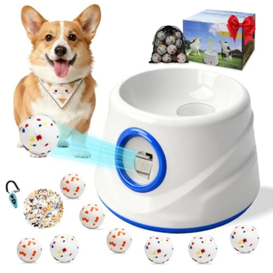 Automatic Dog Ball Launcher With 8 Balls And Adjustable Range