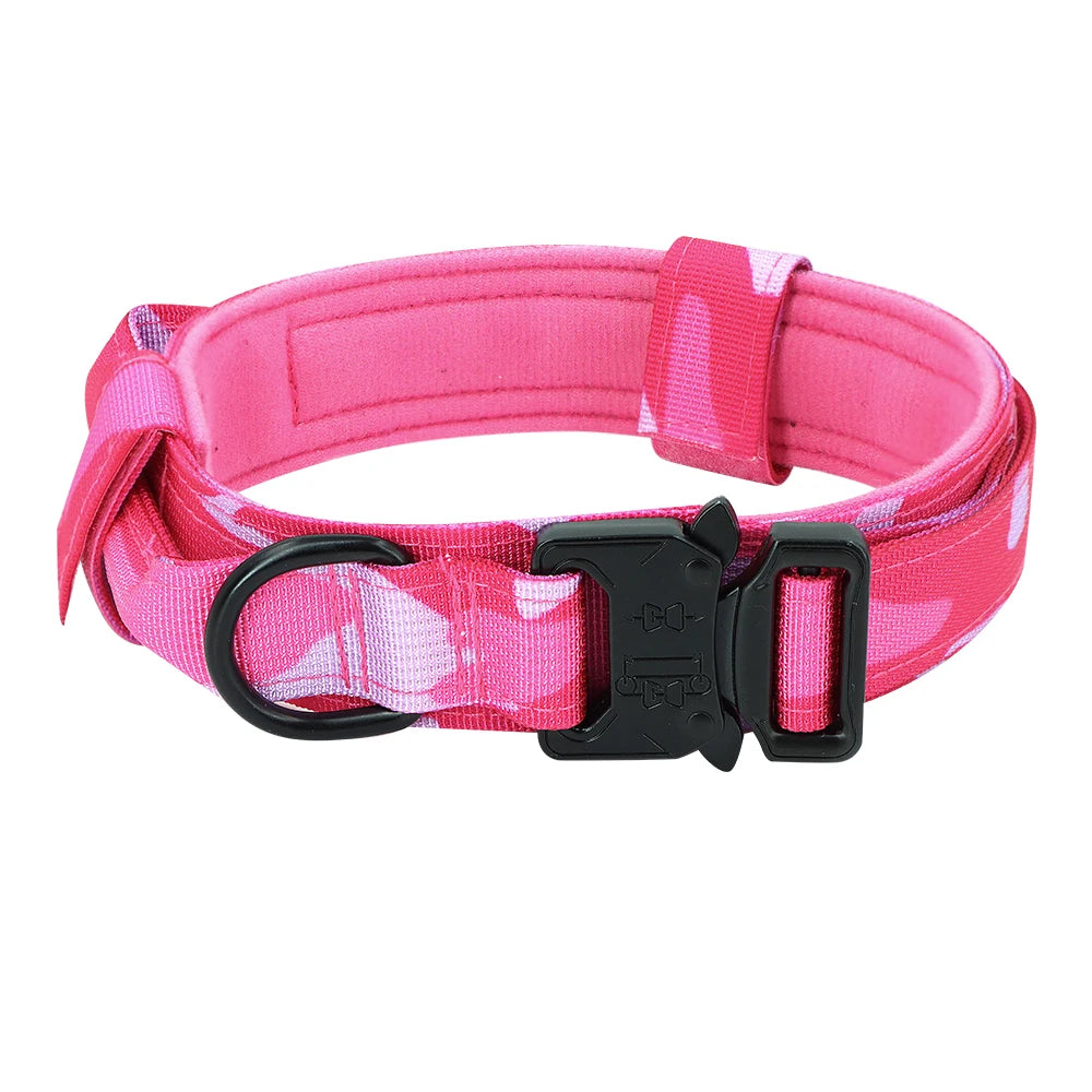 PETRAVEL Dog Training Collar Adjustable Tactical Collar and Leash Set