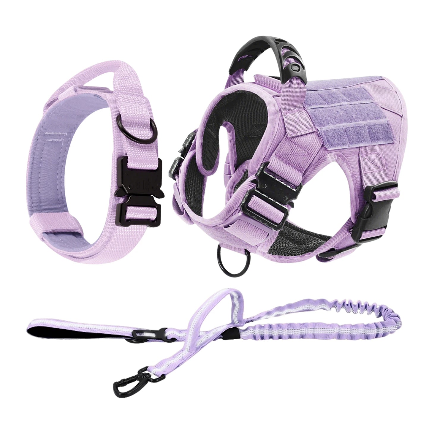 Military Camouflage Dog Harness Tactical Nylon Vest For Training