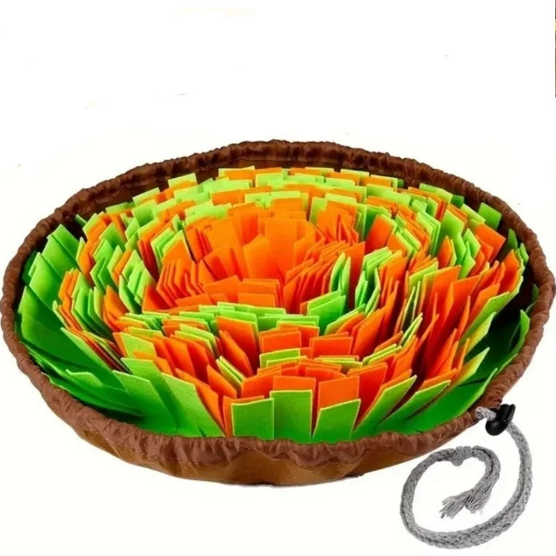 Washable Felt Pet Sniffing Pad For Foldable Dog Slow Feeding