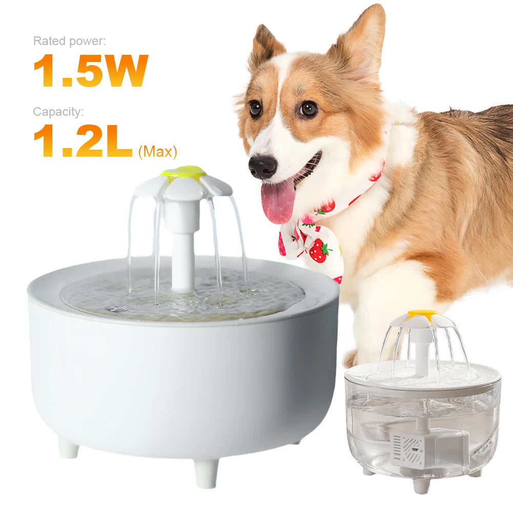 APWIKOGER Automatic Cat Water Fountain Dispenser USB Filter Mute