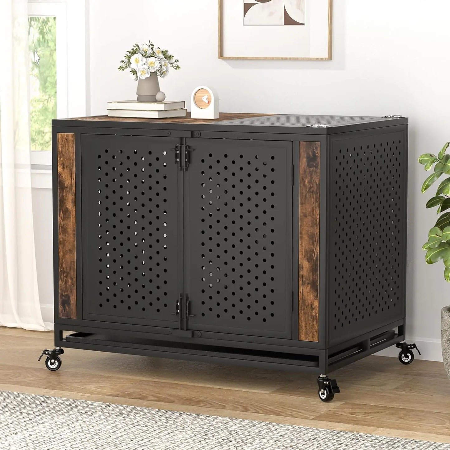 Heavy Duty Dog Crate Furniture for Medium and Large Dogs