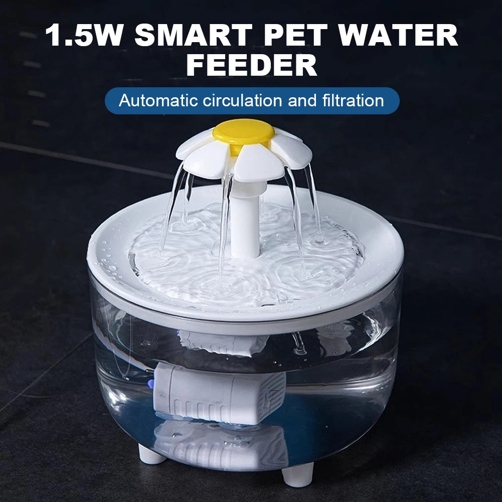 APWIKOGER Automatic Cat Water Fountain Dispenser USB Filter Mute