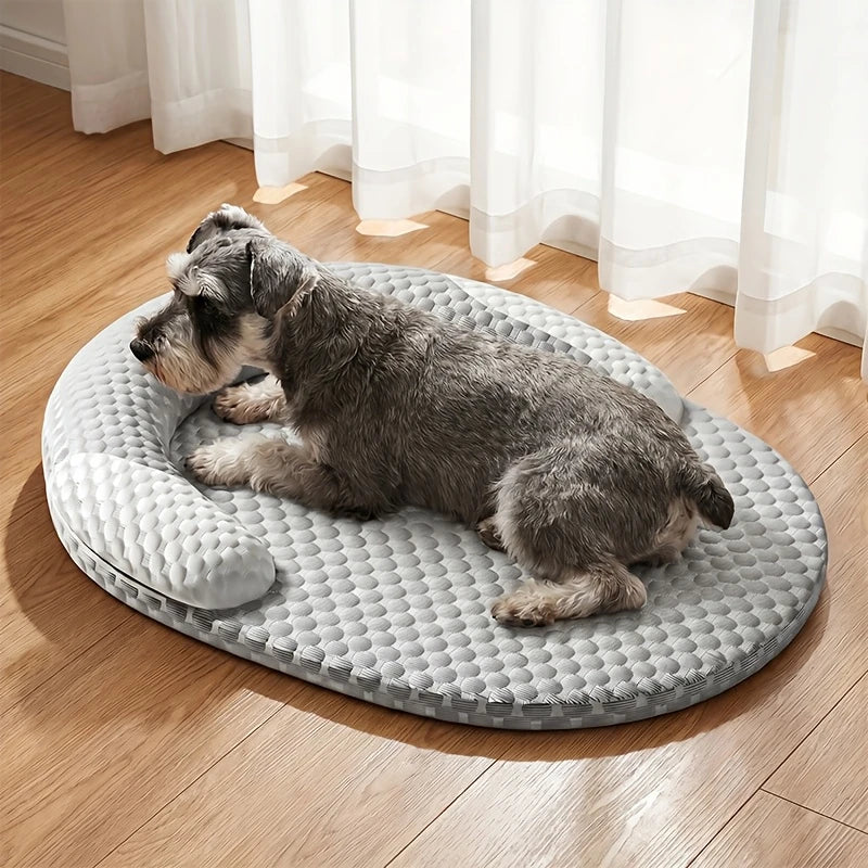 Summer Ice Silk Cooling Pet Mat for Dogs and Cats Indoors