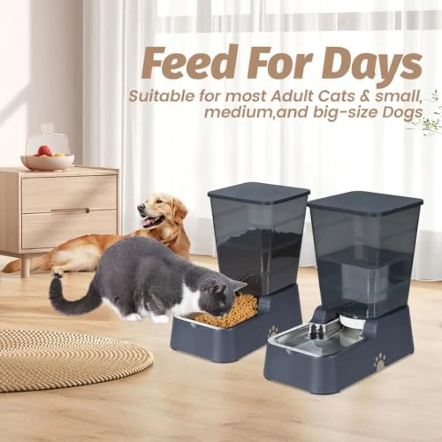 Automatic Pet Waterer 5.4L Gravity Dispenser Large Capacity