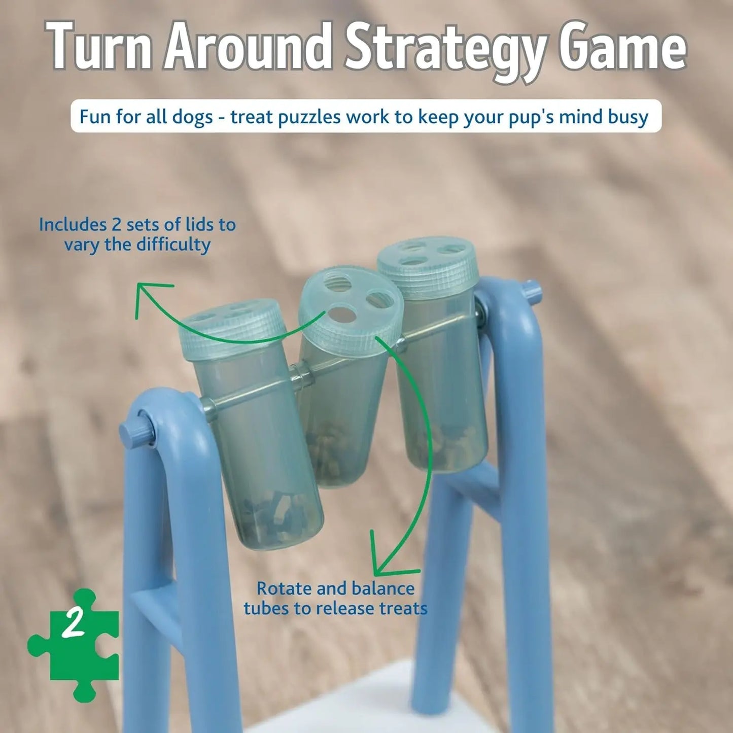 Interactive Dog Puzzle Toy Treat Dispenser For Mental Stimulation