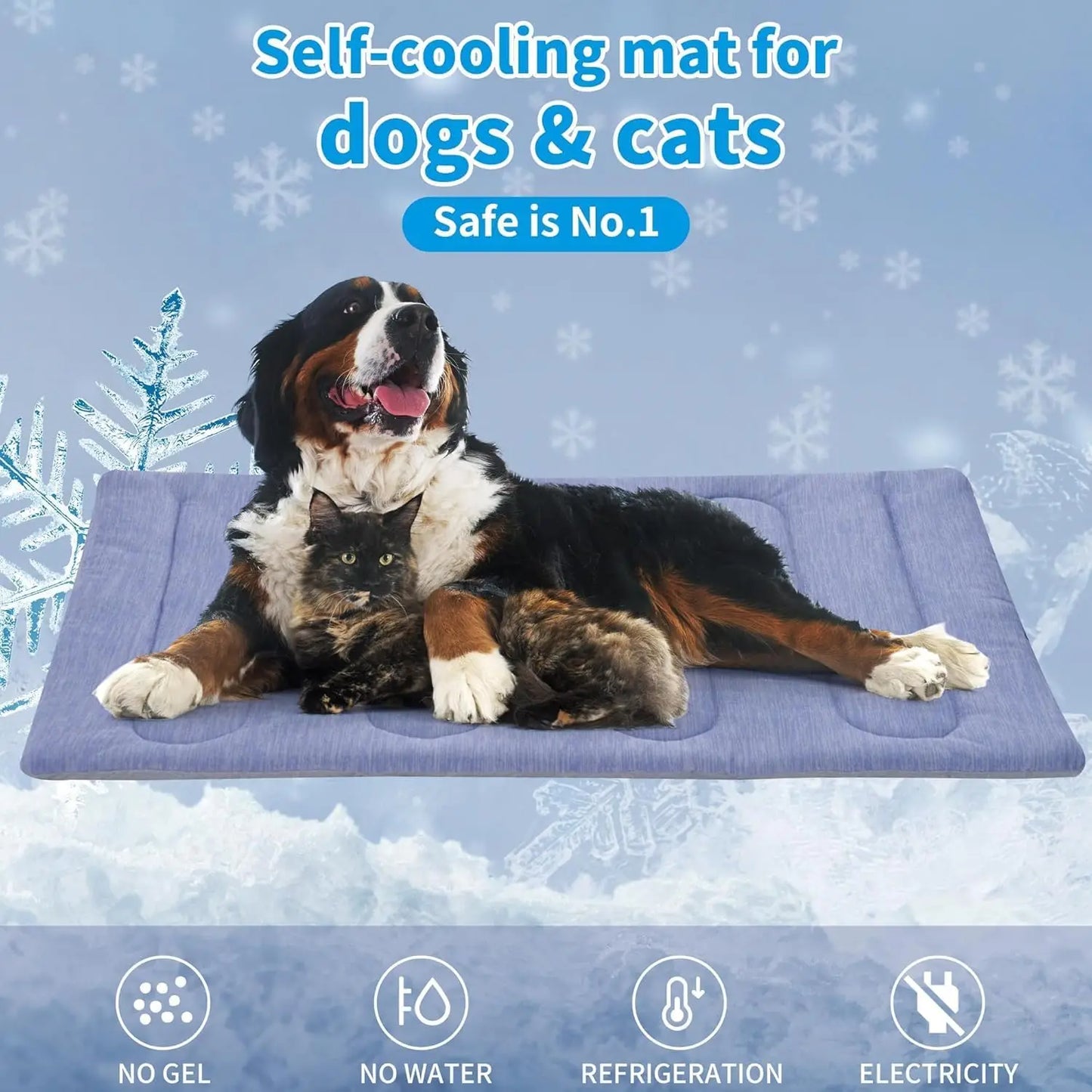 Portable Double Sided Waterproof Cooling Dog Mat