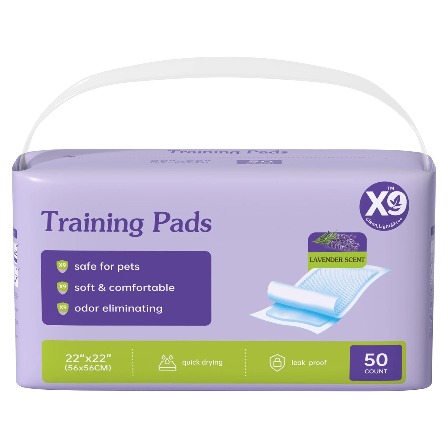 Lavender Scented Waterproof Dog Cat Potty Training Underpads