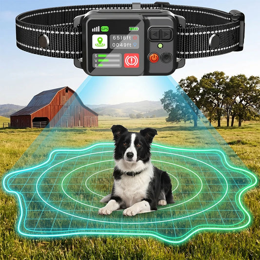 Wireless Dog Training Collar Waterproof Fence With Rechargeable Battery