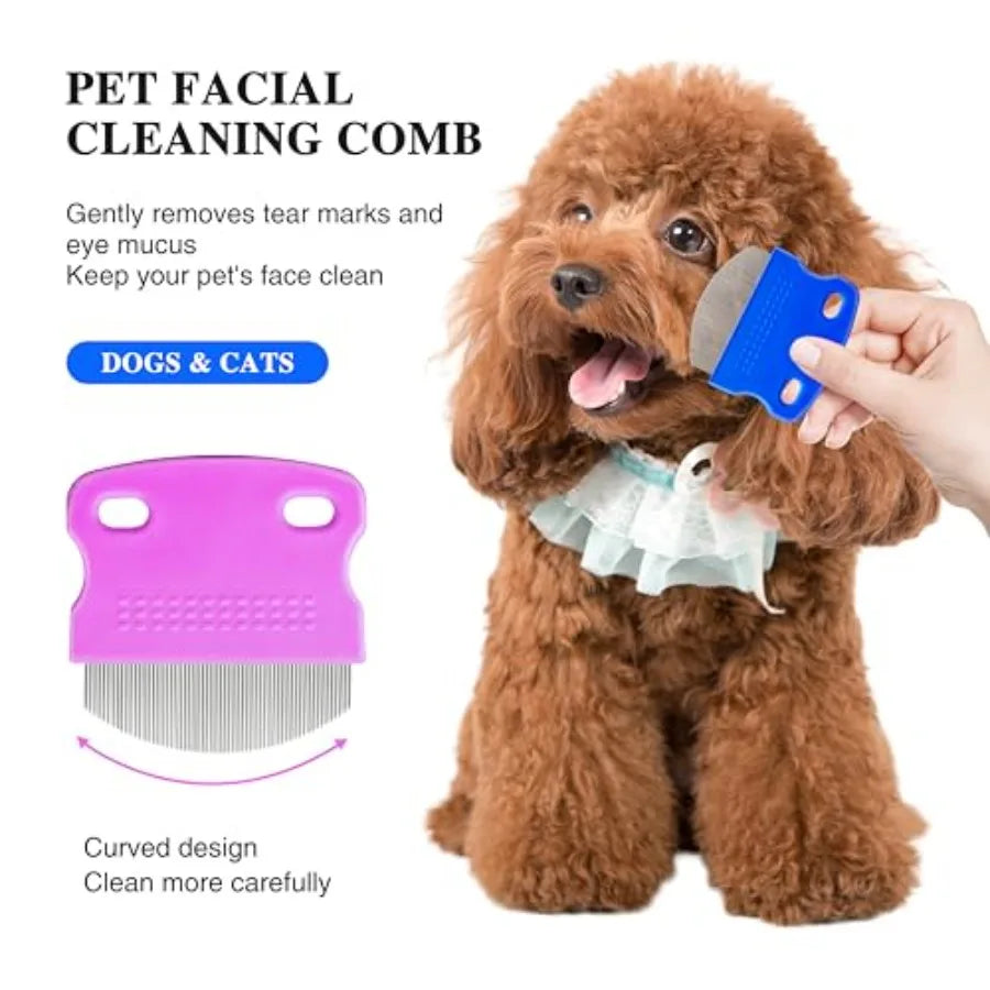 Professional Stainless Steel Pet Eye Comb For Cats And Dogs