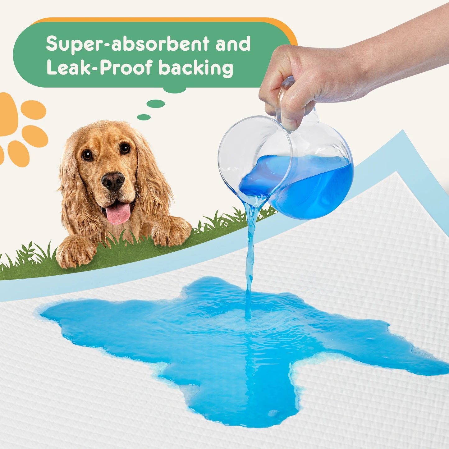 Disposable Underpads for Dogs and Cats Quick Dry Leakproof 150