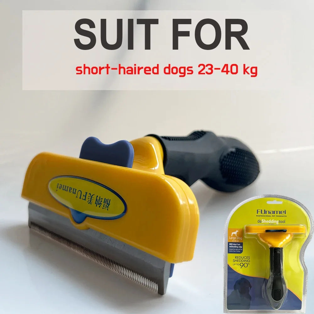 Funamei Pet Deshedding Brush For Dogs And Cats