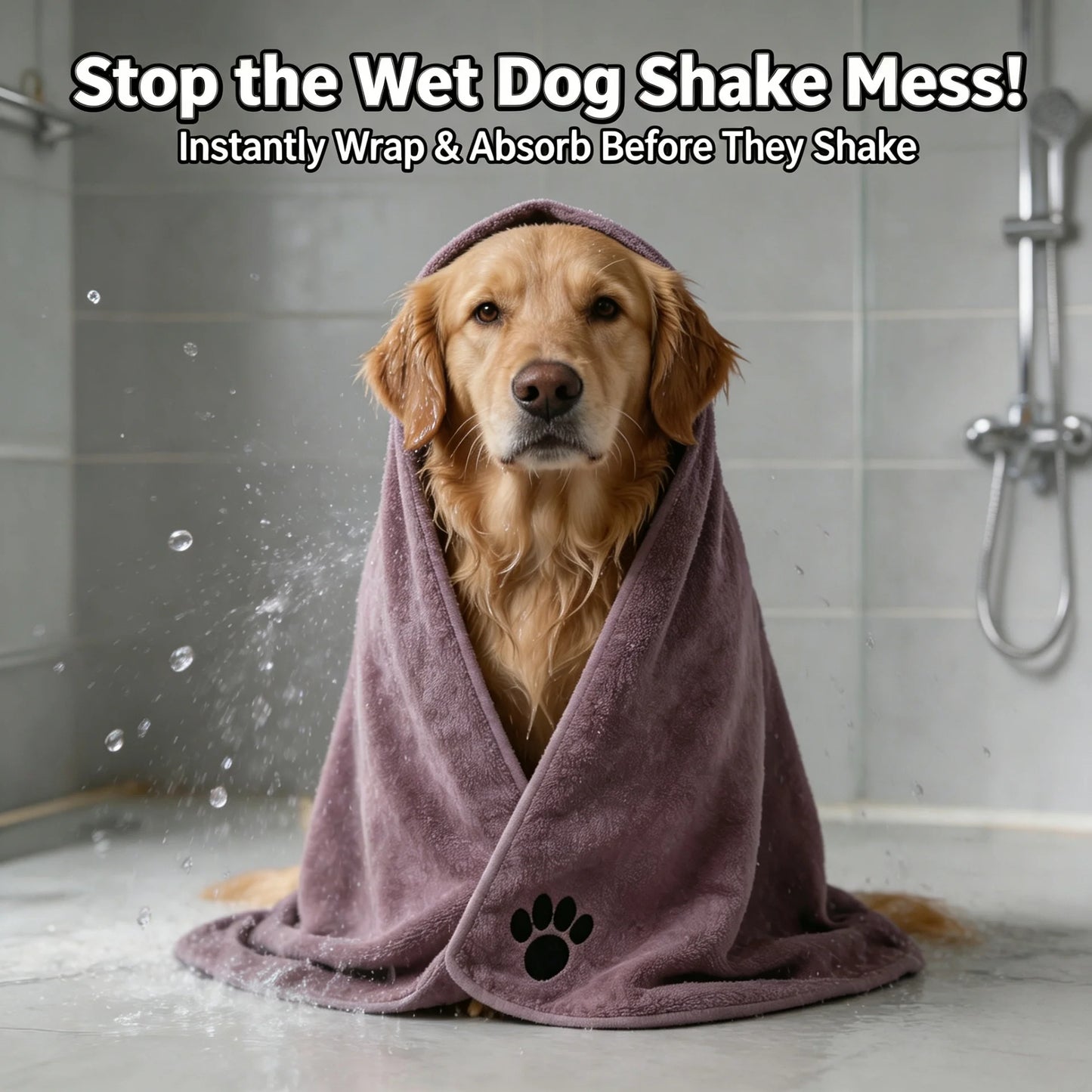 Extra Large Pet Bath Towel Microfiber Quick Dry for Dogs and Cats