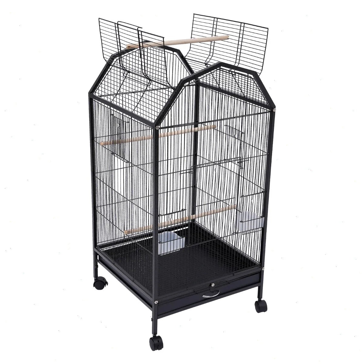 Large Spacious Anti Rust Iron Bird Cage For Cockatiel And Conure