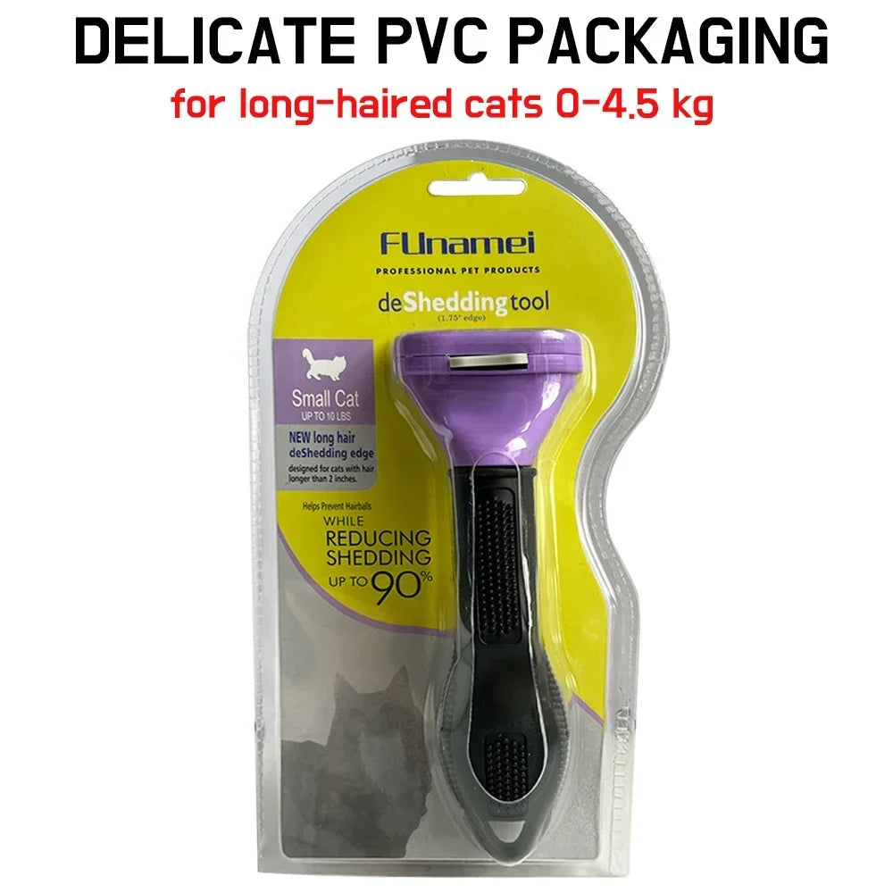 Funamei Pet Deshedding Brush For Dogs And Cats