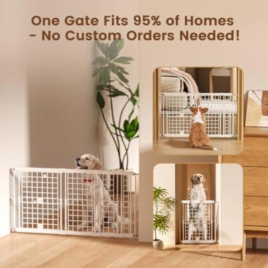 Fldofaves Adjustable Dog Gate For Doorways And Stairs