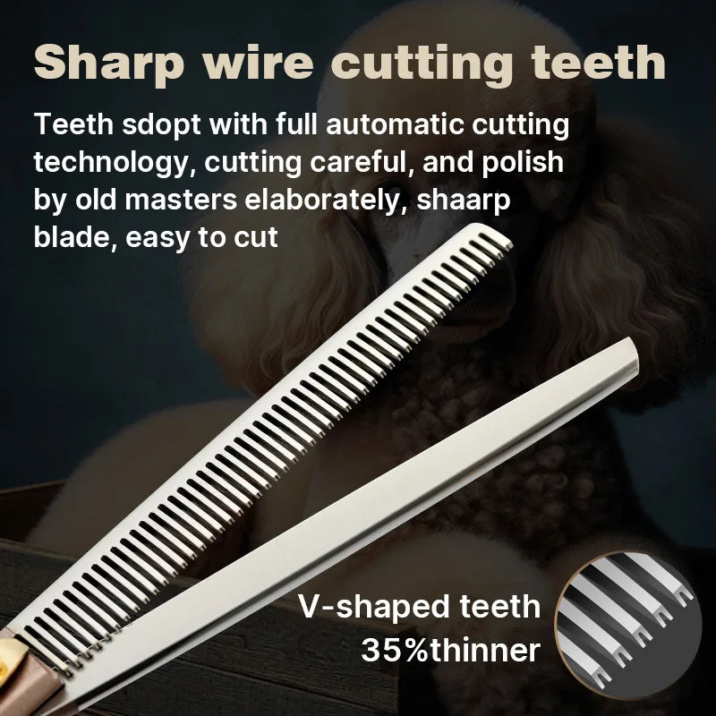 Fenice JP440C Thinning Scissors 35 Percent Pet Grooming Shears
