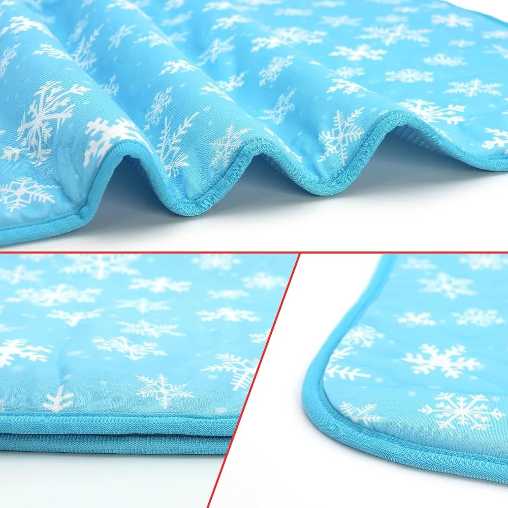 Summer Pet Cooling Mat Snowflake Cushion