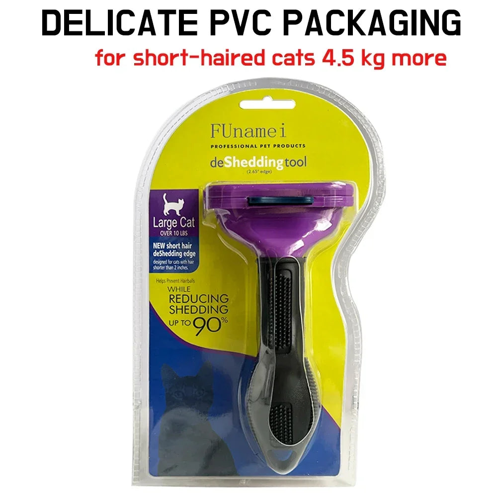 Funamei Pet Deshedding Brush For Dogs And Cats