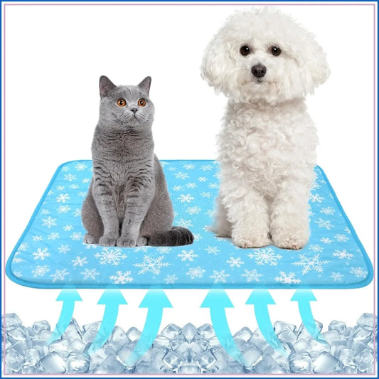 Summer Pet Cooling Mat Snowflake Cushion