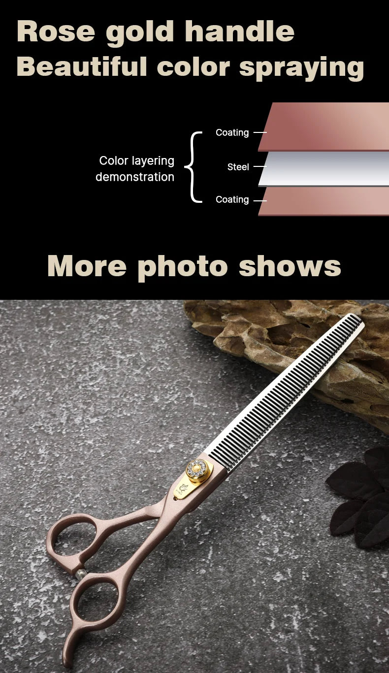Fenice JP440C Thinning Scissors 35 Percent Pet Grooming Shears