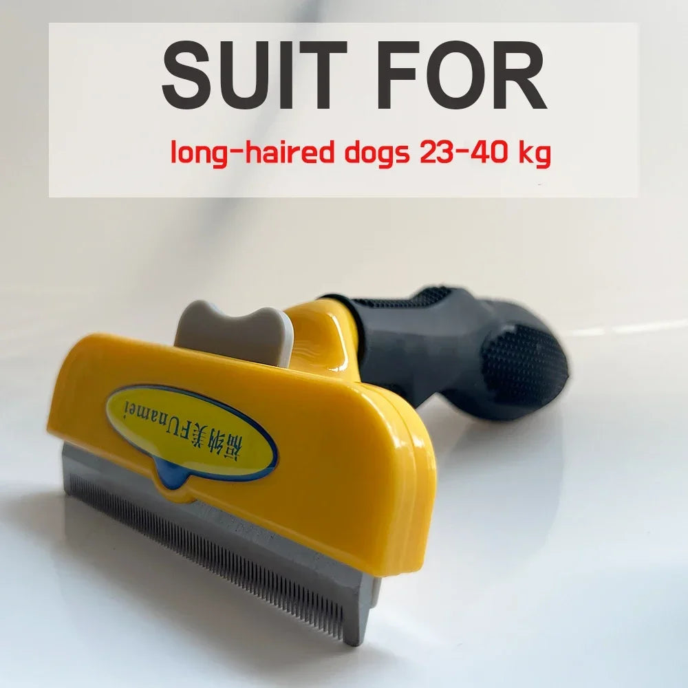 Funamei Pet Deshedding Brush For Dogs And Cats