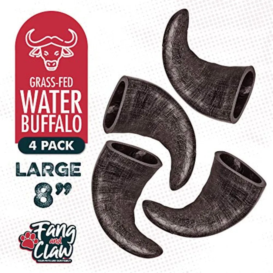 Yao Hui Huang Water Buffalo Horn Dog Chew 4 Pack All Natural